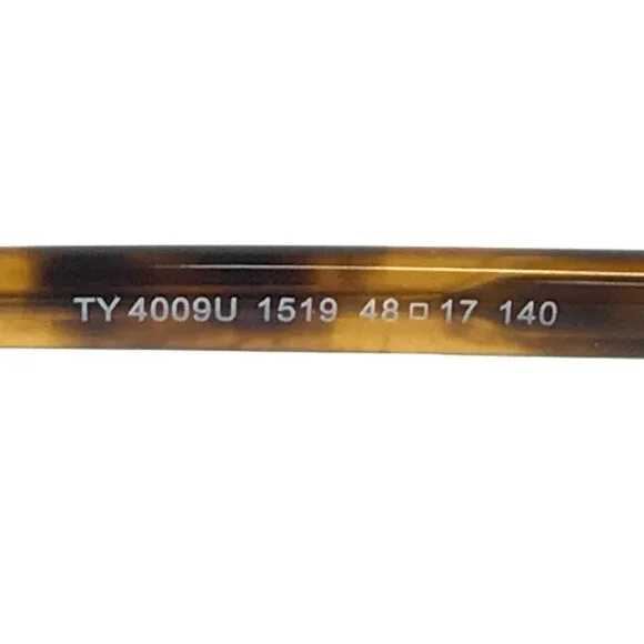 Tory Burch Eyeglasses Frames TY4009U 1519 Tortoise Cat Eye Full Rim 48-17-140 - Picture 10 of 12